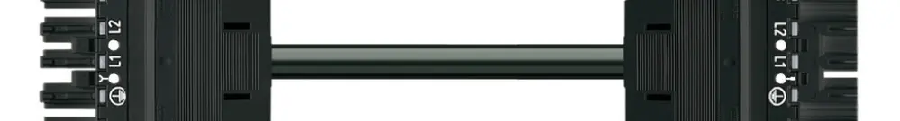 Cavo di connessione MIDI 5×2.5mm² 20A 400V 8m cod.A presa-spina nero Cca 