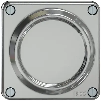 Insert de fermeture ELEMENT SNAPFIX® 1×1 horizontal 87×87mm aluminium 