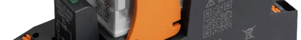 Relè WM CRMKIT P L/D 2CO 12A AgNi 19.2…26.4VDC LED raccordo a innesto RT I 