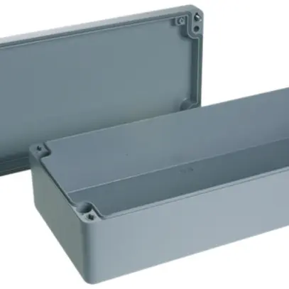 Boîtier AP Al 360×160×90mm gris IP65 Lithos Woertz 