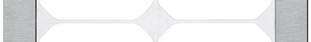 Telaio di copertura KAL.art 4×2 274×154mm acciaio pregiato spazzato 
