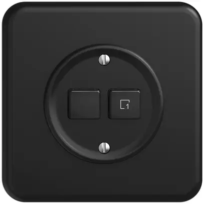 Comando per interruttore INC 1c scena/2t Sdue Wiser nero 