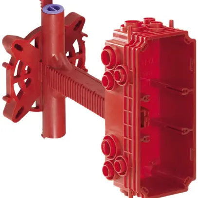 Scatola INC MT CRALLO-TELE 2×1 telescopico 100mm rosso 
