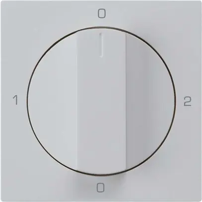 Inserto per interruttore rotativo kallysto 2/1L grigio chiaro con manopola 