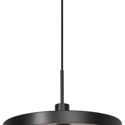 Pendelleuchte LEDVANCE Decor Plate E27 1×15W Ø400mm schwarz/Holz 