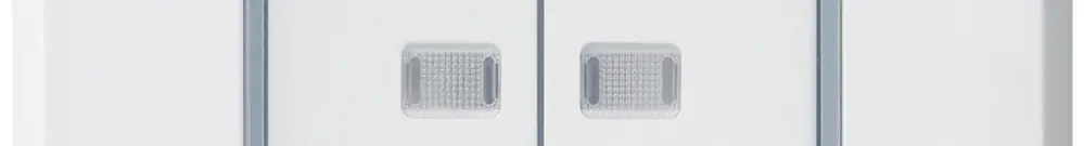 Contatto pulsante INC robusto IP55 2×1P bianco 2×illuminato per combinazione 