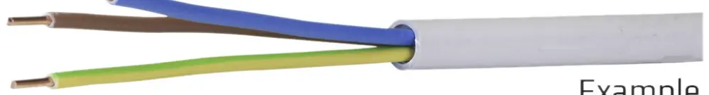 Installationskabel 3x4mm² LNPE FE0 Eine Länge