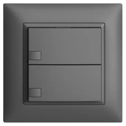 Pulsante KNX RGB INC EDUE FMI, 250mW, s.LED, 2×pulsante, com.1×tasto, grs 