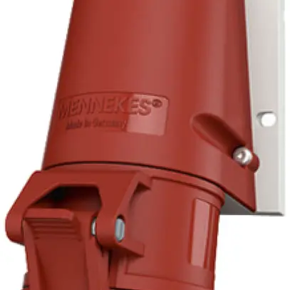 Prise AP CEE 16A 4P 6h 400V rouge, Mennekes 