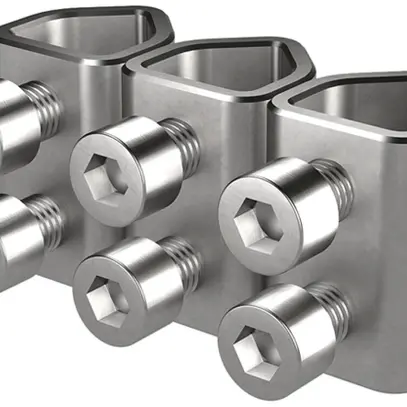 Manchon de contrôle Flury AL 9 acier inoxydable A2, fil Ø 6…11mm 