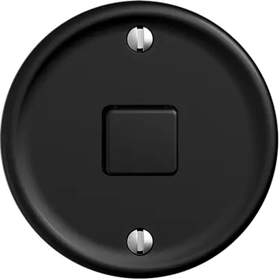 Kit de recouvrement STANDARDdue pour poussoir 1×, Ø50mm, noir 