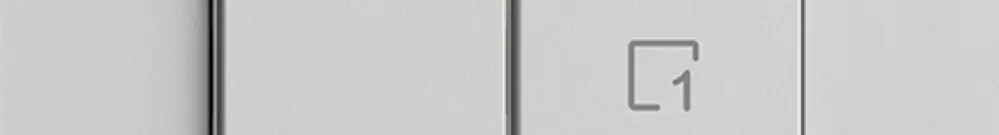Station secondaire pour interrupteur 1c/2t scène WLAN Edue Wiser gris clair 