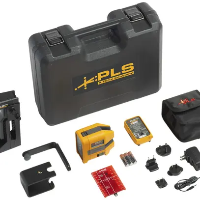 Livello laser a 6 punti Fluke-PLS 6R RBP KIT 30m ≥3h rosso 635nm 