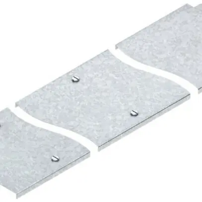 Coperchio Niedax p.canale portacavi.100×3000mm, t=0.75mm, c.chiusura ac zinc 