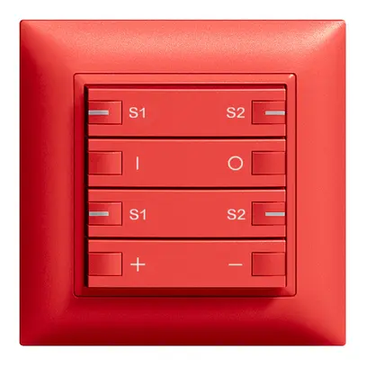 UP-Dimmer ZEP 2K/4T Zentral-Nebenstelle Szene ON-OFF EDIZIOdue berry 
