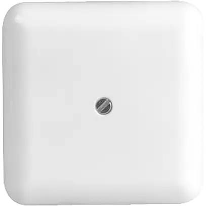 Rosace de recouvrement Warob 86×86mm blanc 