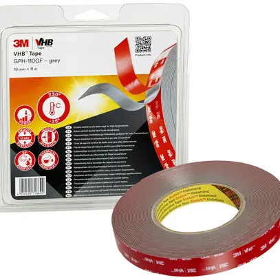 Ruban adhésif 3M GPH-110GF 19mm×11m×1.1mm gris 