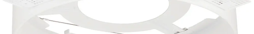 Cadre d'encastrement SLV DECONA aluminium Ø313×75mm blanc 