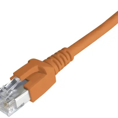 Câble patch RJ45 Dätwyler 7702 4P, cat.6A (IEC) S/FTP LSZH, orange, 7.5m 