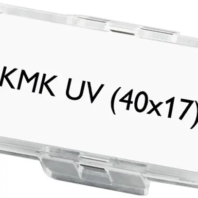 Segnacavo PX KMK UV Ø9mm 40×17mm trasparente 