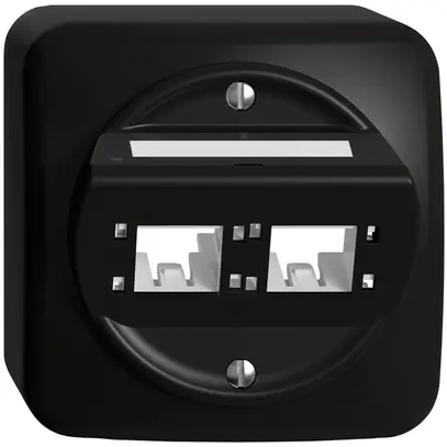 Kit de montage AP STANDARDdue SNAPFIX® pour freenet cat.6A adaptateur 2× no 