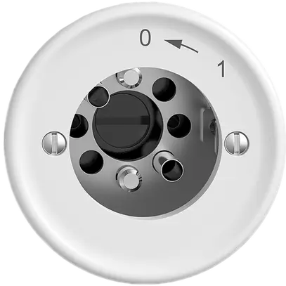 Contact pivotant ENC 0<-1/1P STANDARDdue blanc pour serrure, s.cyl. 