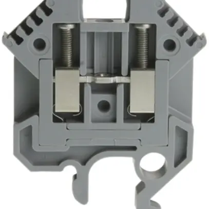 Morsetto di passaggio componibile Woertz 6…16mm² 76A 1000V vite 2×1 guida G gr 