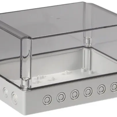 Coffret d'appareil RW CUBO S 175×250×150mm SPCM transparent 