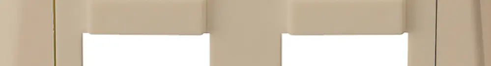 Kit de montage ENC kallysto 2×Keystone beige 