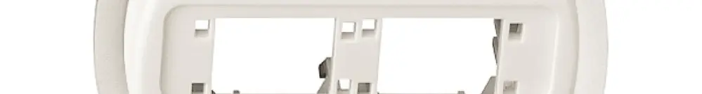 Kit di montaggio INS per 2×RJ45 freenet bianco 