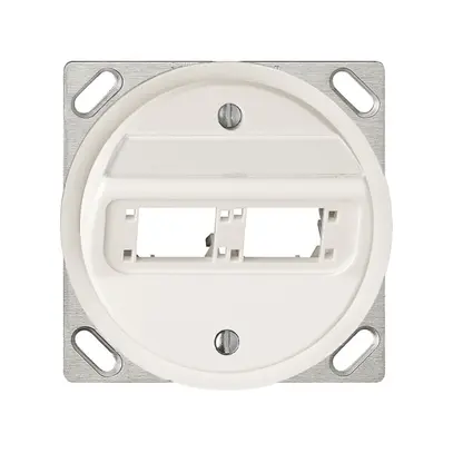 Kit di montaggio INS per 2×RJ45 freenet bianco 