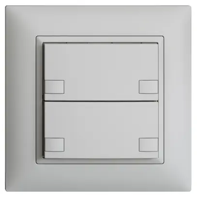 Pulsante KNX RGB INC EDUE FMI, 250mW, s.LED, 2×pulsante, com.2×tasti, grc 