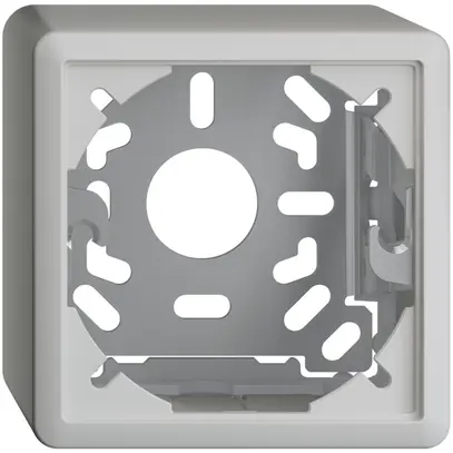 Capot avec plaque de base 54mm EDIZIOdue gris clair 