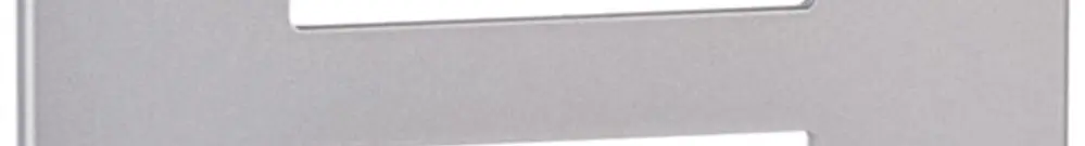 Cadre de recouvrement ATO 2×1 module alu perle 