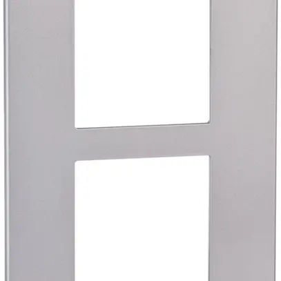 Cadre de recouvrement ATO 2×1 module alu perle 