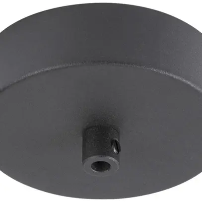 Rosace de plafond AP SLV FITU adaptateur de raccordem.luminaire Ø90×26mm noir 