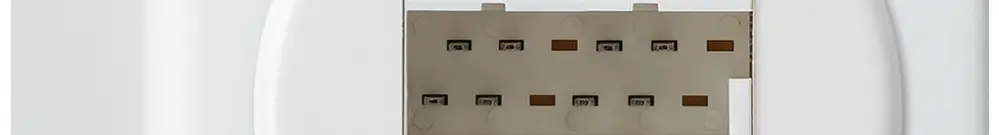 Boîte de raccordement AP basico 2×TT83 blanc 