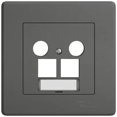 Kit di montaggio INC EDIZIO.liv EASYNET SNAPFIX® per presa multimedia grs 