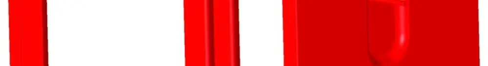 Cadre de rehausse MT pour CRALLO LEU 7mm avec couvercle grd.2 rouge 