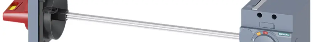 Commande arrêt d'urgence 90° Siemens SENTRON pour 3VA1 100…160, illuminé 