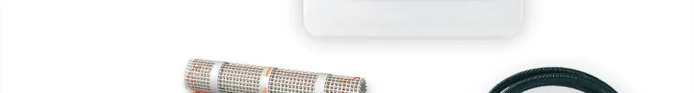 Kit de natte chauffante dipôle DSU5-200 y compris capteur, thermostat, 1 m² 