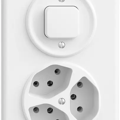 Combinazione INC STANDARDdue 3/1L +3×T13 bianco 