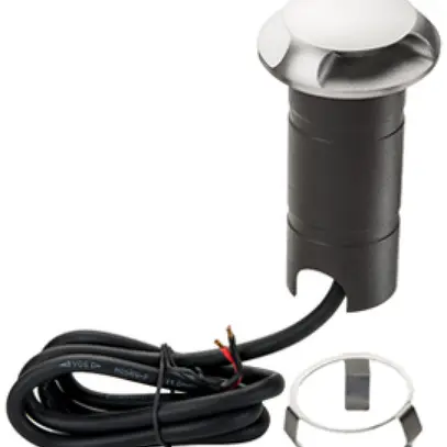 Lampada di terreno LED INS SG Luna Deco 3O IP67 4W 16lm 3000K Ø60×90mm nero 