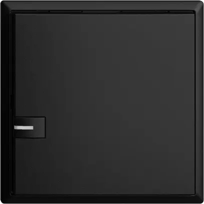 Pulsante INC KNX 1×EDIZIOdue nero RGB con LED 