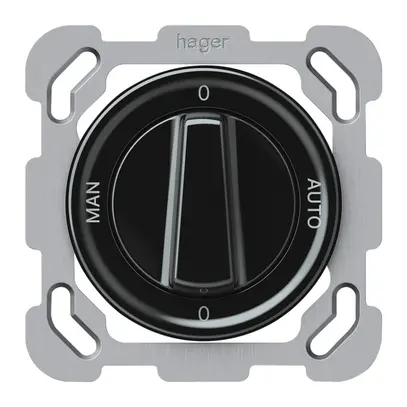 Interruttore rotativo INC origin comm.2/1L 16A 250V 0-AUTO-0-MAN 77×77mm ne 