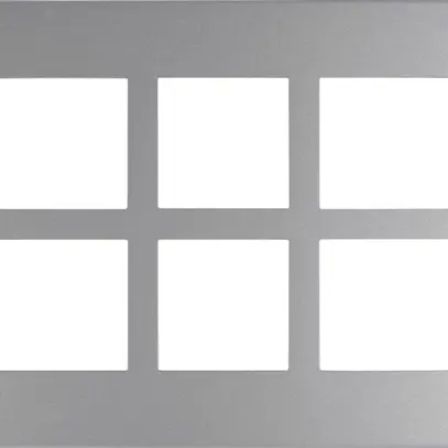 Intestazione INC Legrand Arteor 2×3 orizzontale 213×157mm Soft Alu 