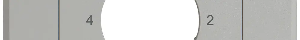 UP-Montageset EDIZIO.liv SNAPFIX® f.Drehschalter m.Schloss 4-1-2-3 hgu 