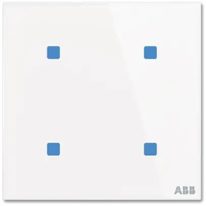 Elemento di comando ABB-Tacteo TB/U4.4.1, 4 volte quadrata 