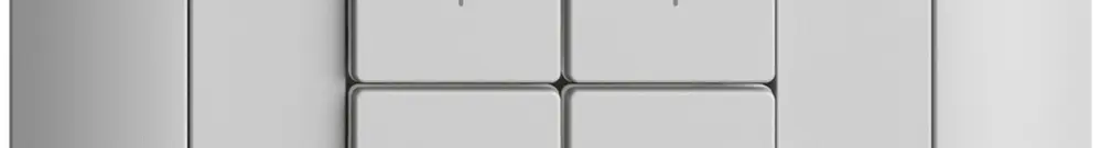 Stazione secondaria INC 2K/4T per dimmer Edue Wiser grigio chiaro 