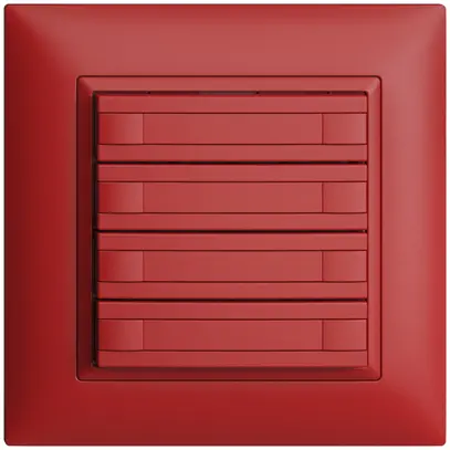 Pulsante INC KNX 8×EDIZIOdue berry RGB senza LED con inserto carta 